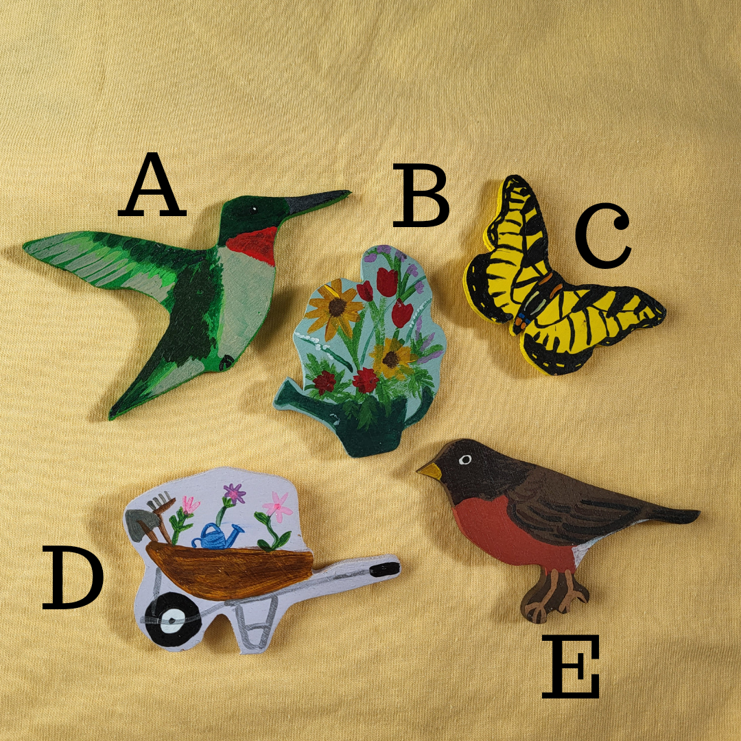 Birds and Blooms Magnets