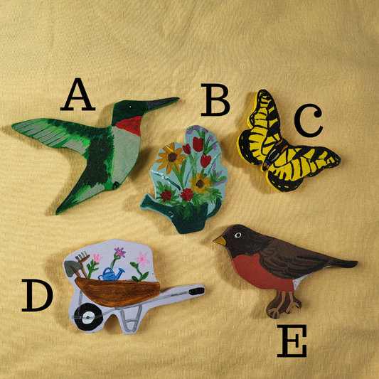 Birds and Blooms Magnets