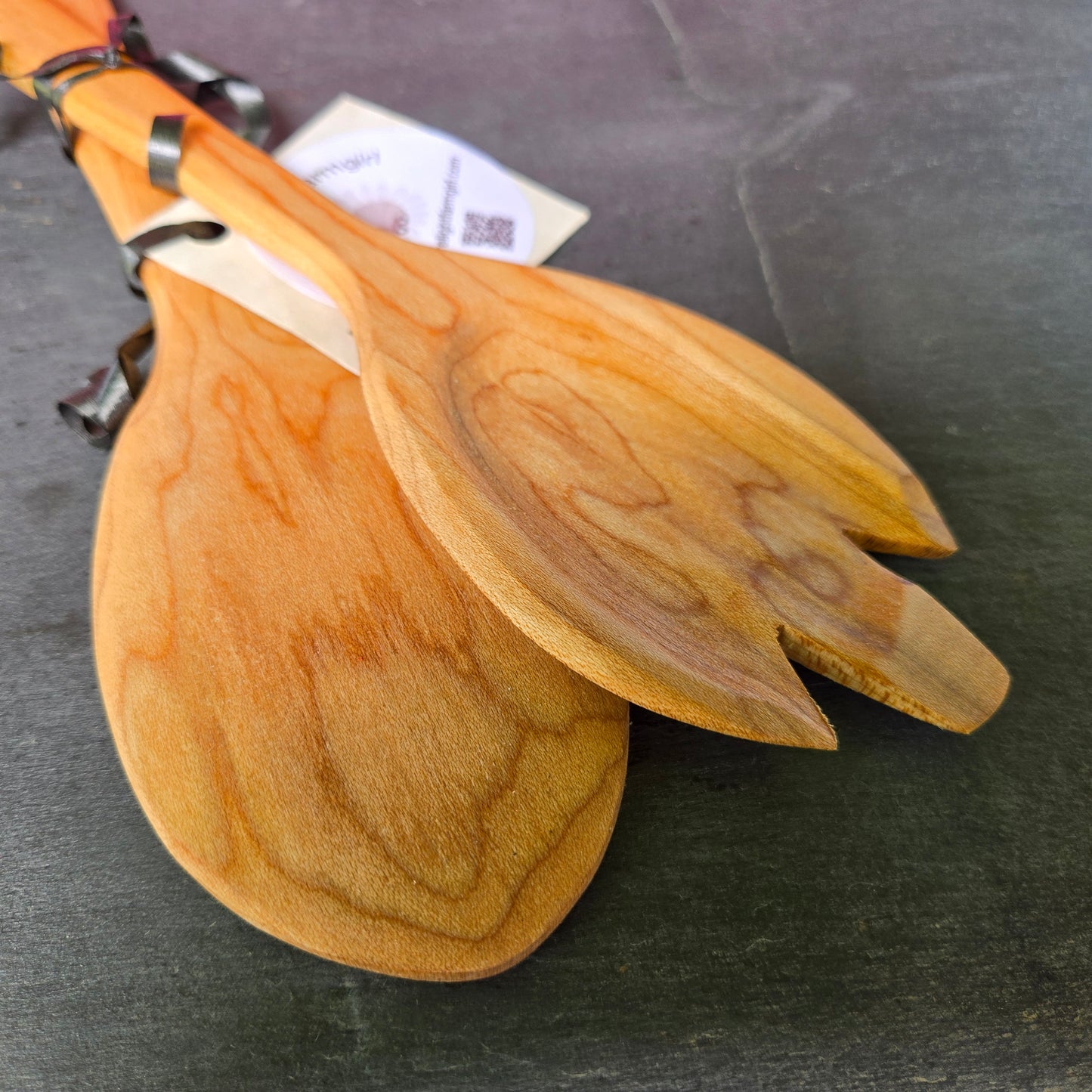 Wooden Salad Tongs