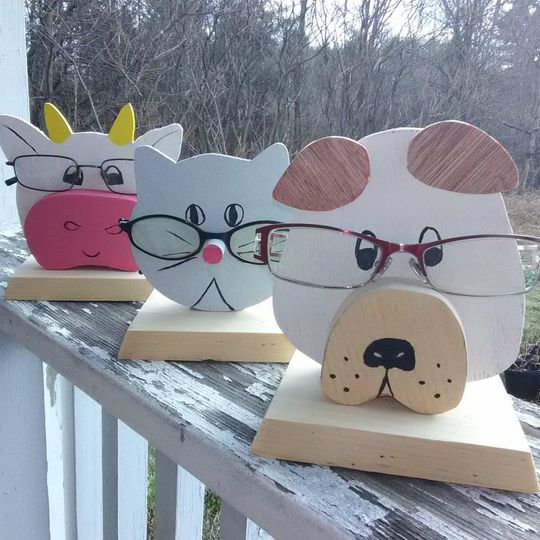 Cow Eyeglass Holder